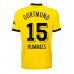 Billige Borussia Dortmund Mats Hummels #15 Hjemmebane Fodboldtrøjer Dame 2023-24 Kortærmet